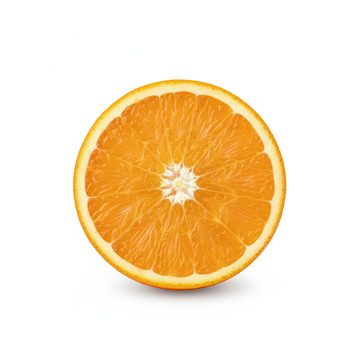 半个橙子轮切
