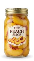 Ripe Peach Slice