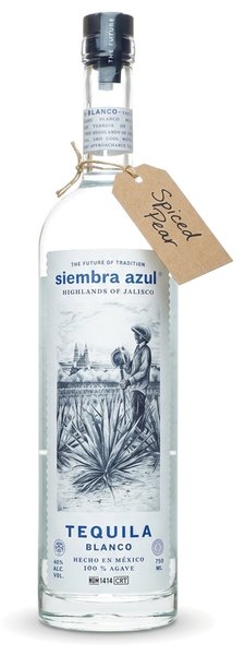 Spiced Pear-Infused Siembra Azul Blanco Tequila
