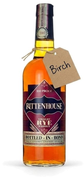 ويسكي الجاودار Rittenhouse Bonded المنقوع بالبتولا