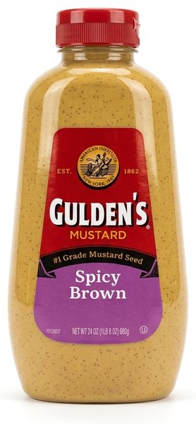 خردل Gulden's البني الحار