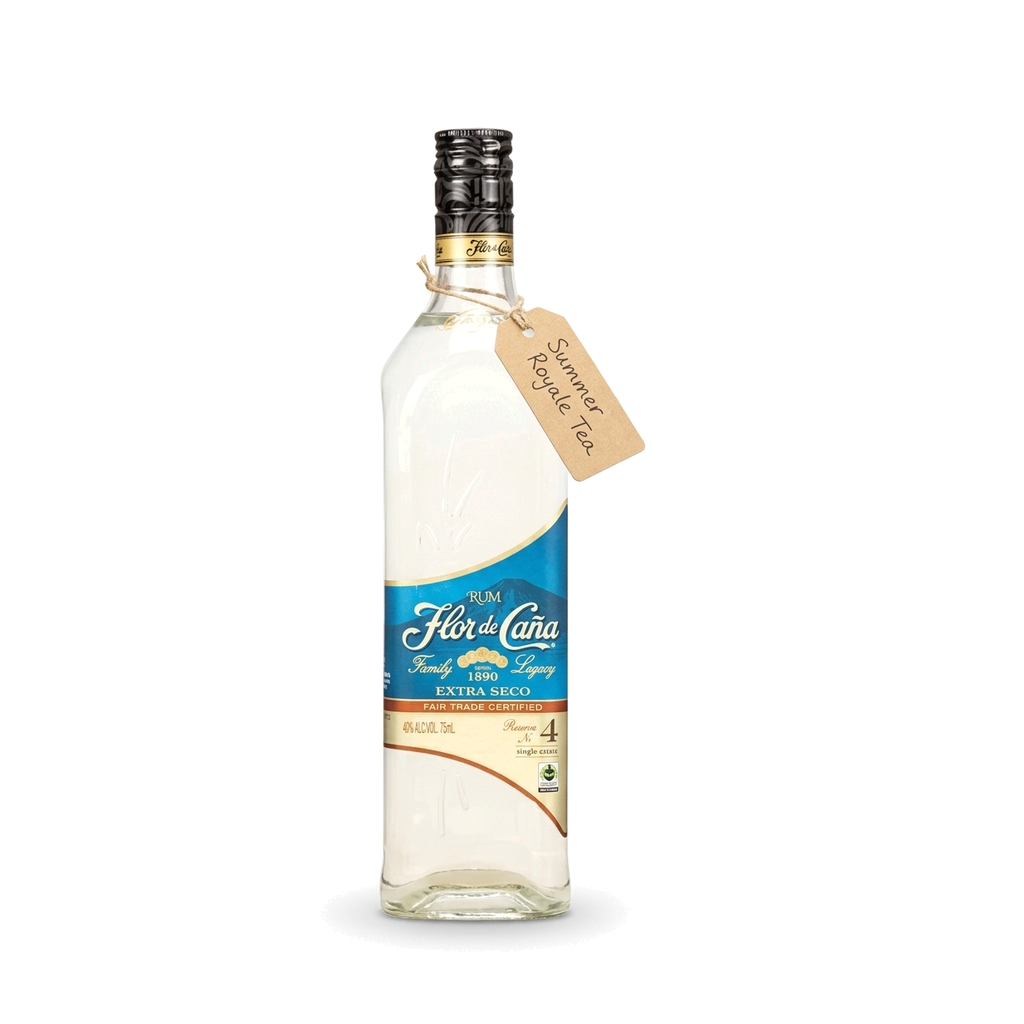 Summer Royale Tea-Infused Flor de Caña White Rum