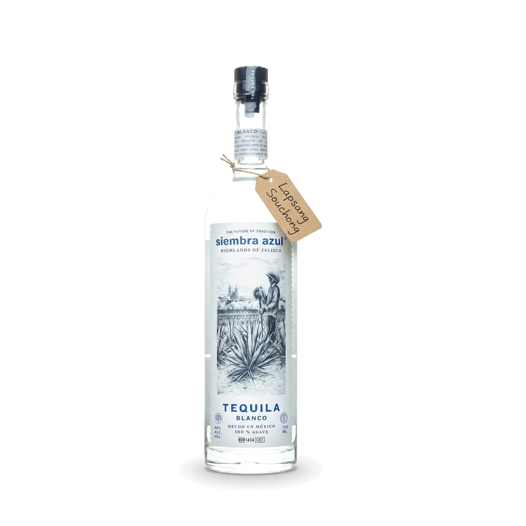 Lapsang Souchong-Infused Siembra Azul Blanco Tequila