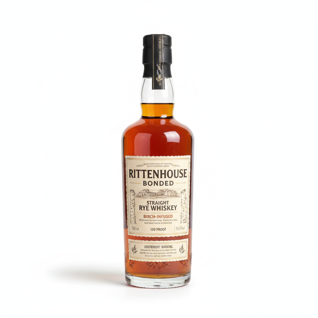 Birch-Infused Rittenhouse Bonded Rye Whiskey