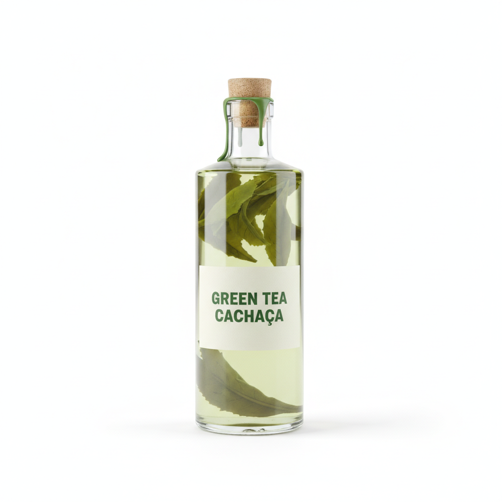 煎茶绿茶浸泡的Leblon Cachaca
