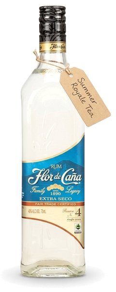 Summer Royale Tea-Infused Flor de Caña White Rum