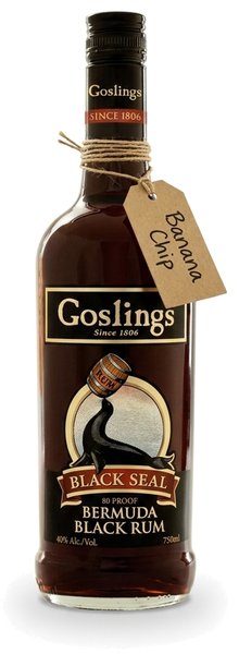 Banana Chip-Infused Gosling's Black Seal Rum