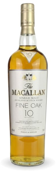 Macallan Fine Oak 10-Year Scotch