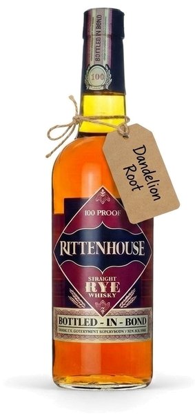 蒲公英根浸泡的Rittenhouse Bonded Rye Whiskey