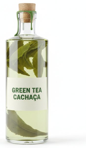 煎茶绿茶浸泡的Leblon Cachaca