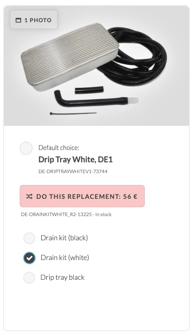 Four new colors, for new and existing DE1 owners