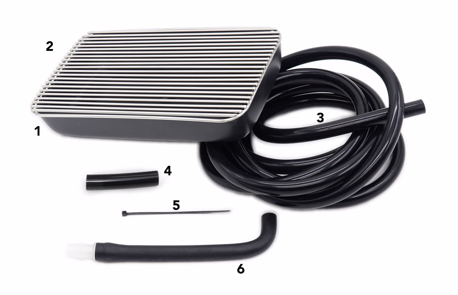 The drain kit parts