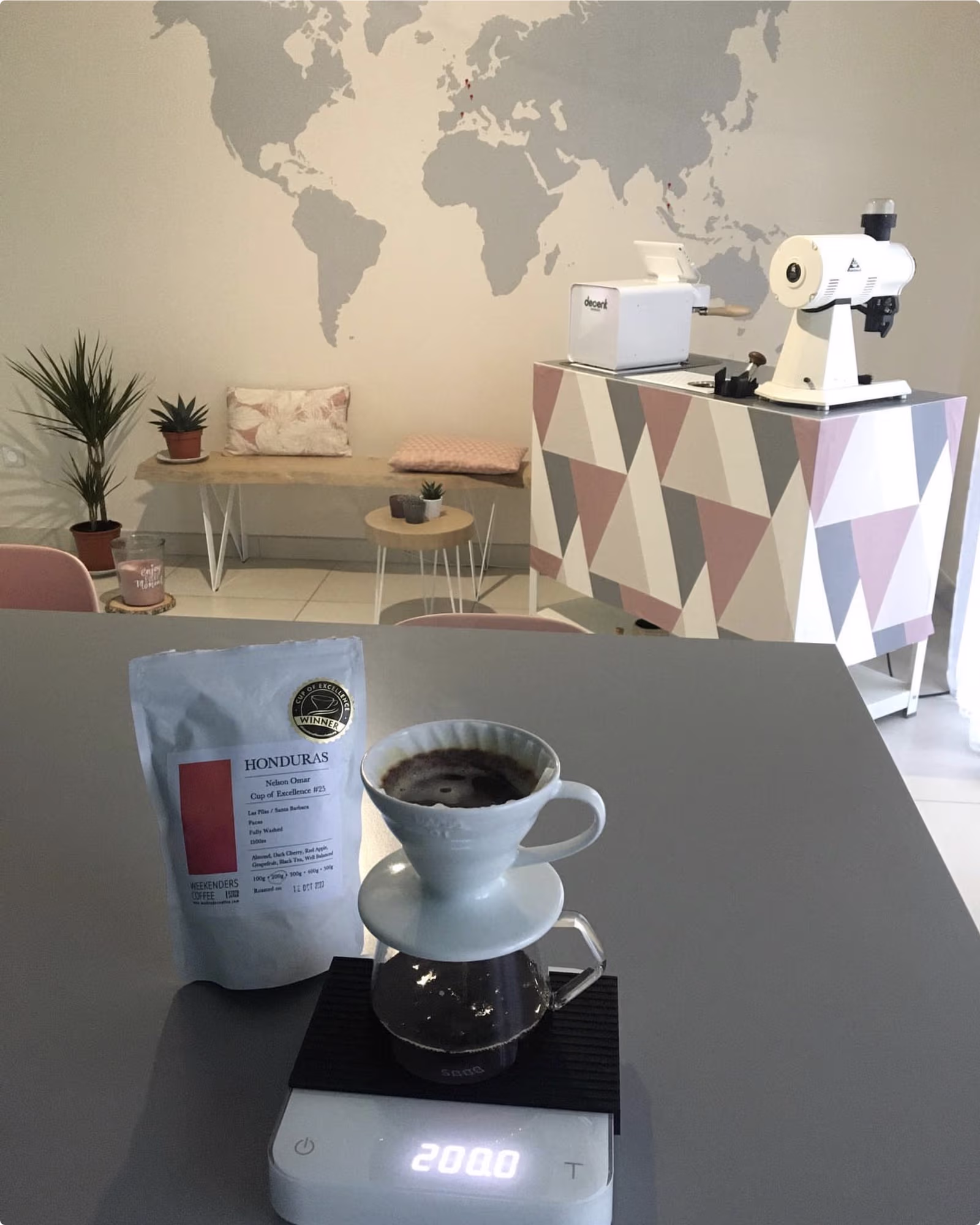 Coffee cart at home