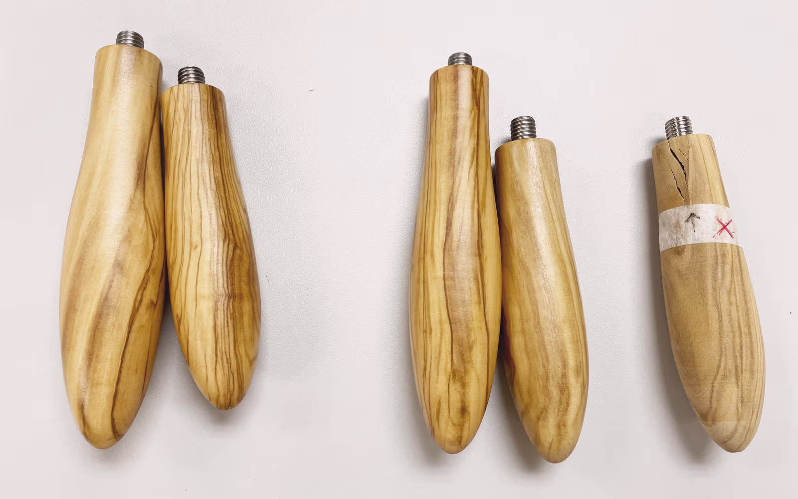 Olive wood handles