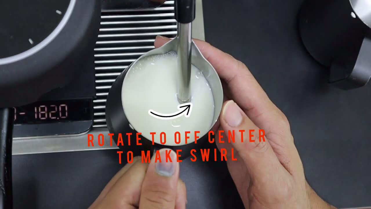 Basic lesson on steaming milk [Video]