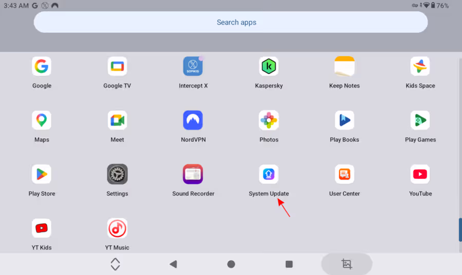 Actualización de la tableta M50Mini a la versión de firmware 1.06