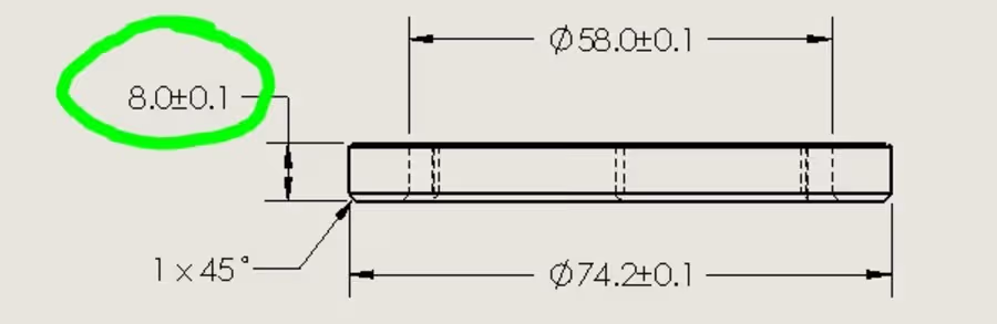 Portafilter gasket schematic