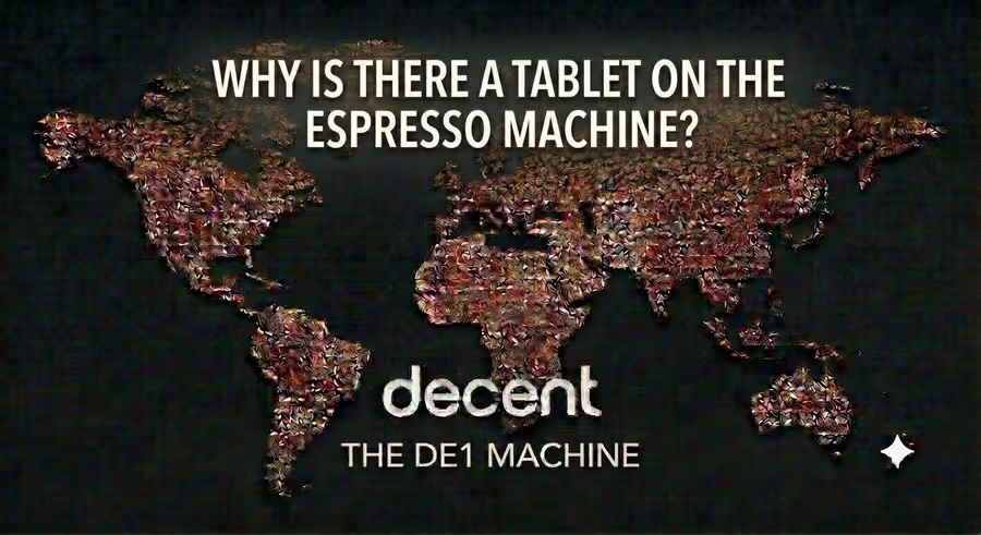 Why is there a tablet on the espresso machine?
