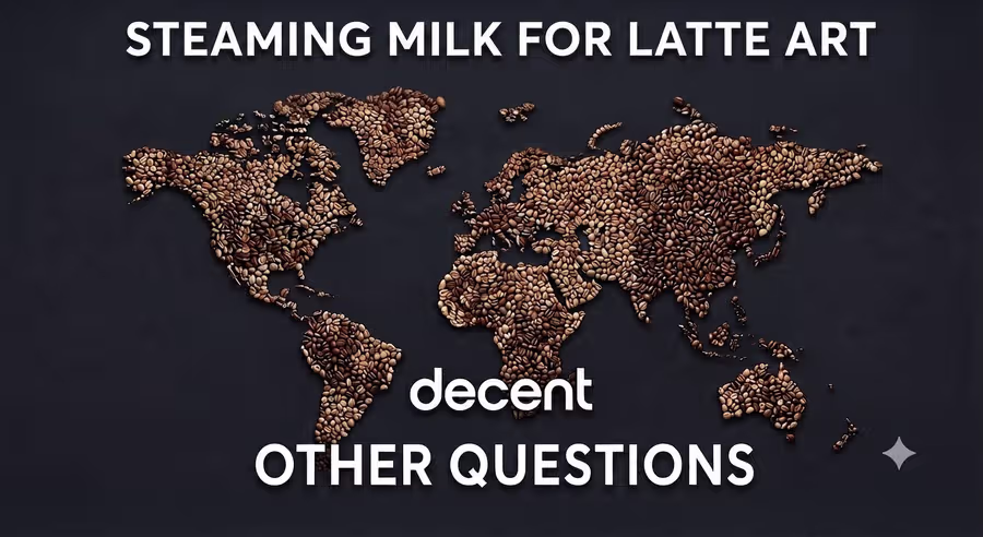 Steaming milk for latte art