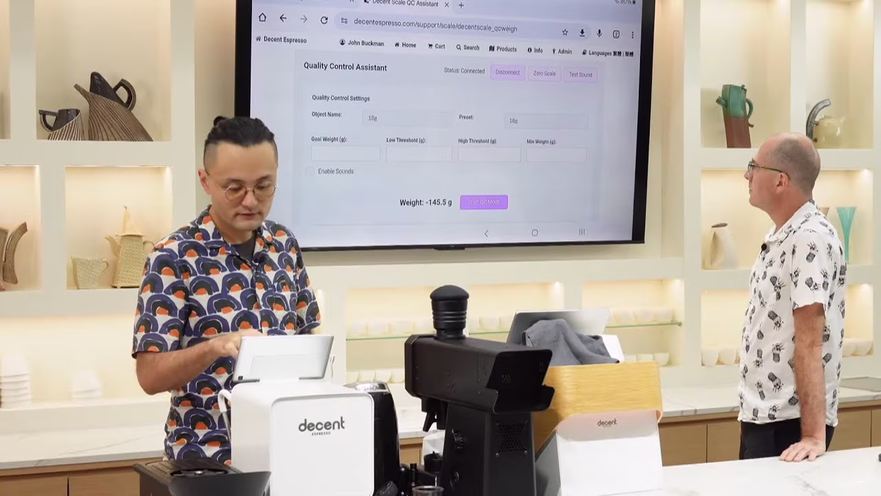 ثلاثة تطبيقات جديدة لميزان Decent بتقنية البلوتوث