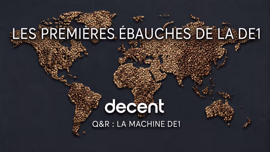 Les premières ébauches de la DE1
