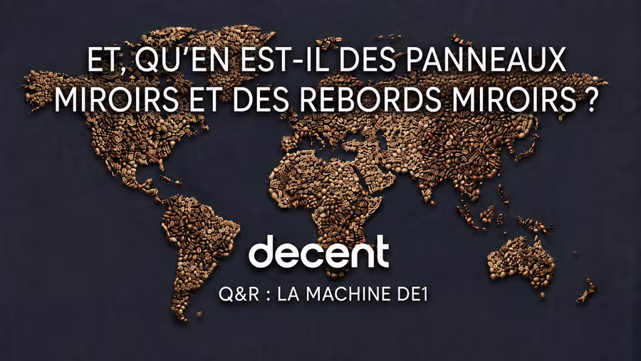 Et, qu’en est-il des panneaux miroirs et des rebords miroirs ?