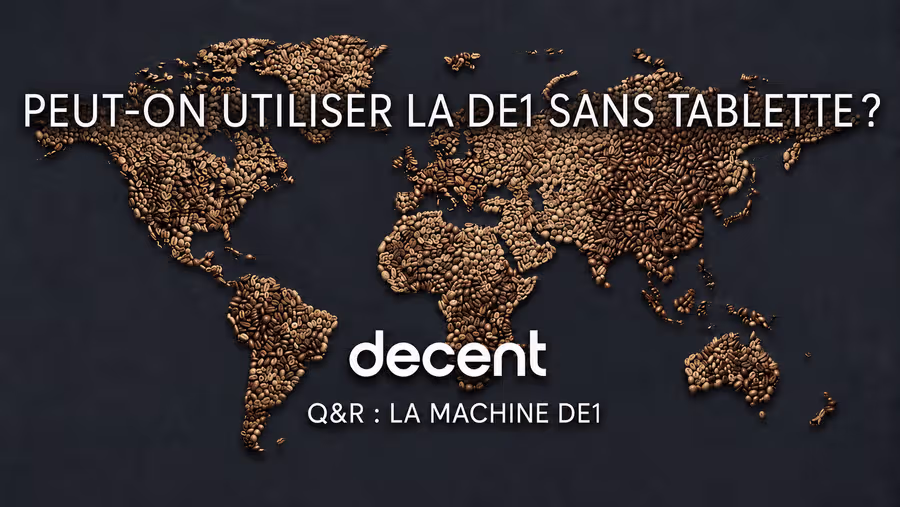 Peut-on utiliser la DE1 sans tablette ?