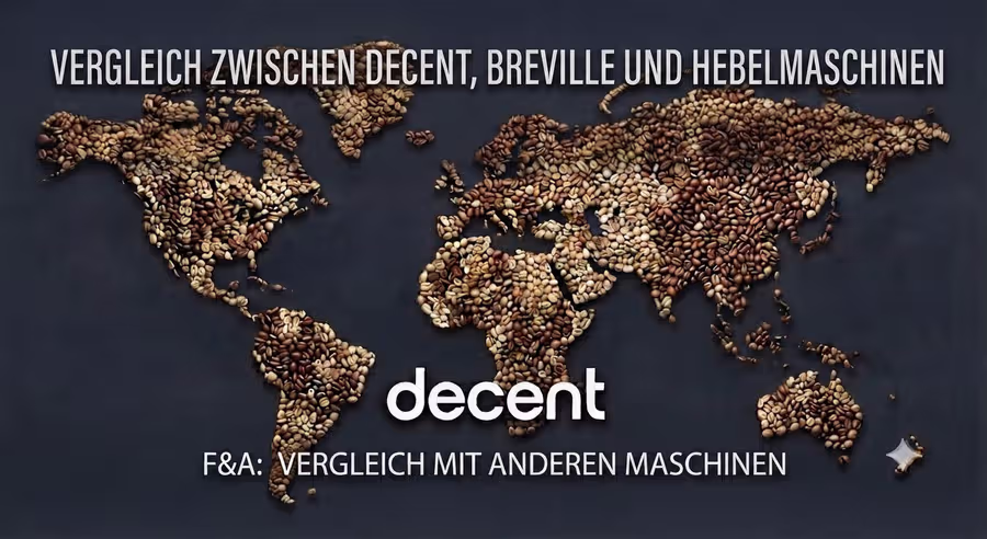 Vergleich zwischen Decent, Breville und Hebelmaschinen