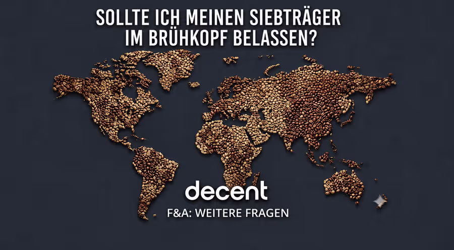 Sollte ich meinen Siebträger im Brühkopf belassen?