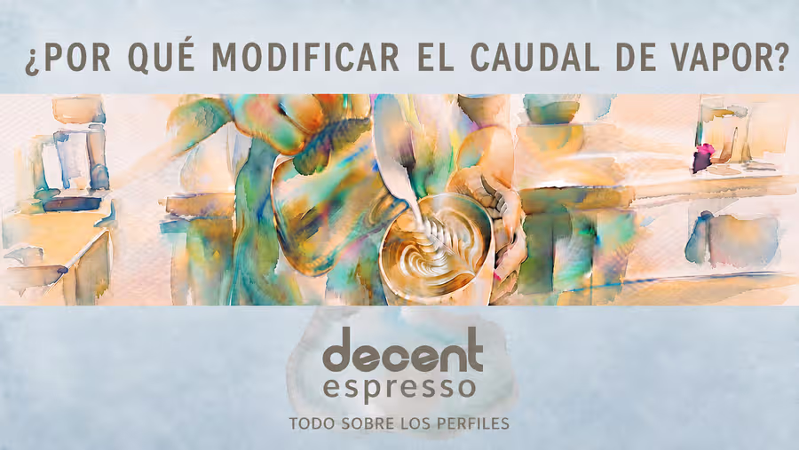 ¿Cuál es la ventaja de modificar el caudal de vapor?