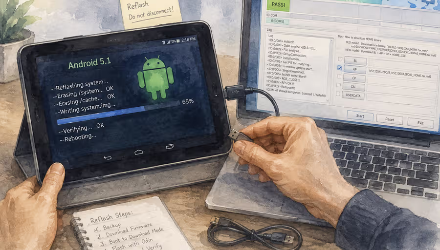 Reflashing Android 5.1