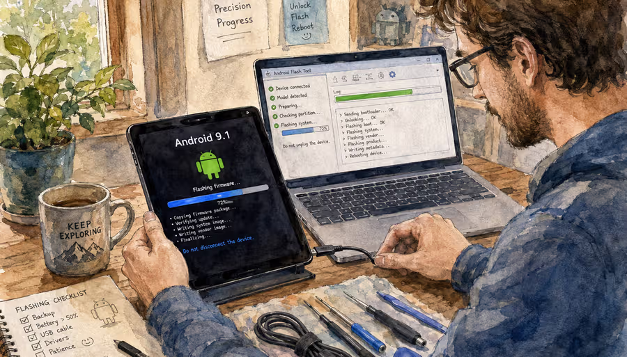 Reflashing Android 9.1