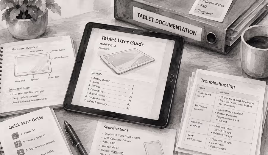 Tablet-related documentation