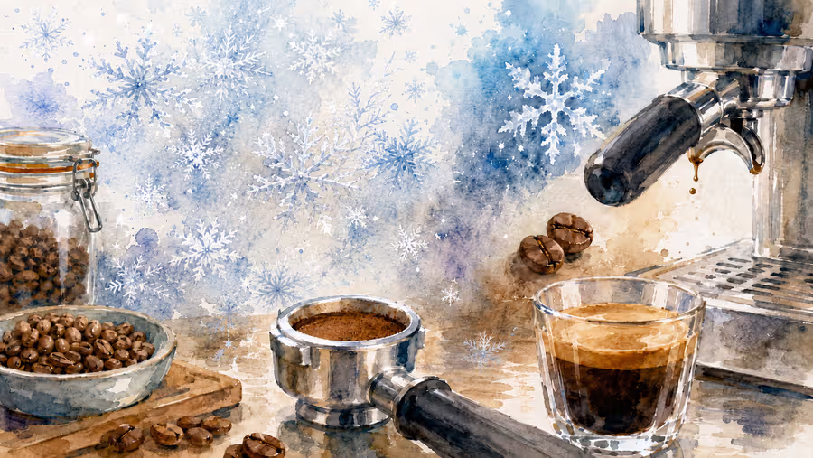 Effects of using frozen beans on coffee