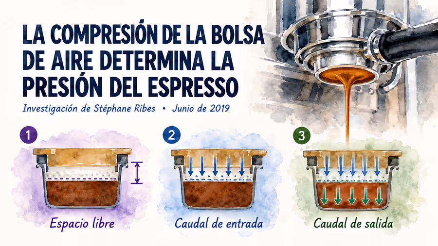 Experimentos con una cesta ciega: un primer paso para comprender mejor la curva de presión durante la preparación del espresso