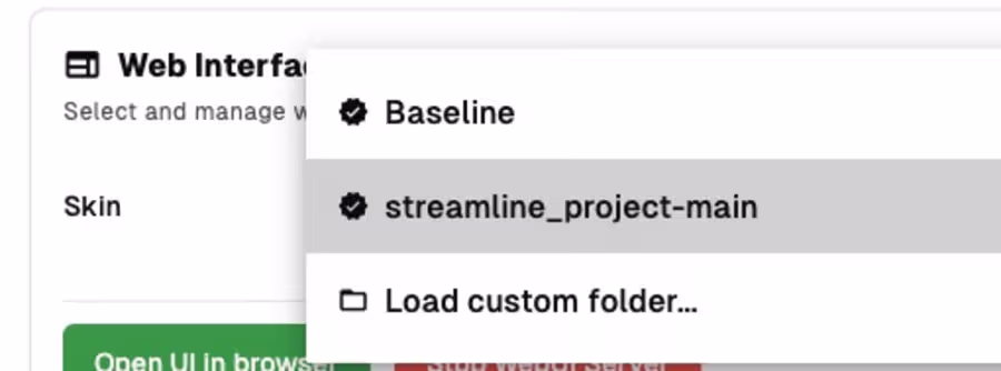 Nouvelle Application «Streamline»