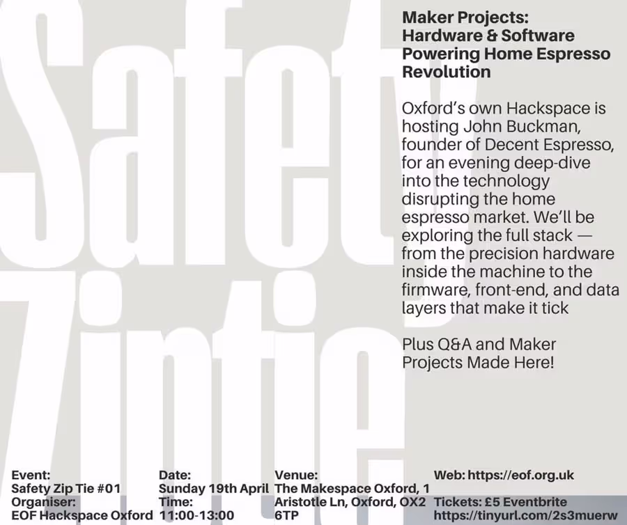 Hacking Espresso presentation in Oxford