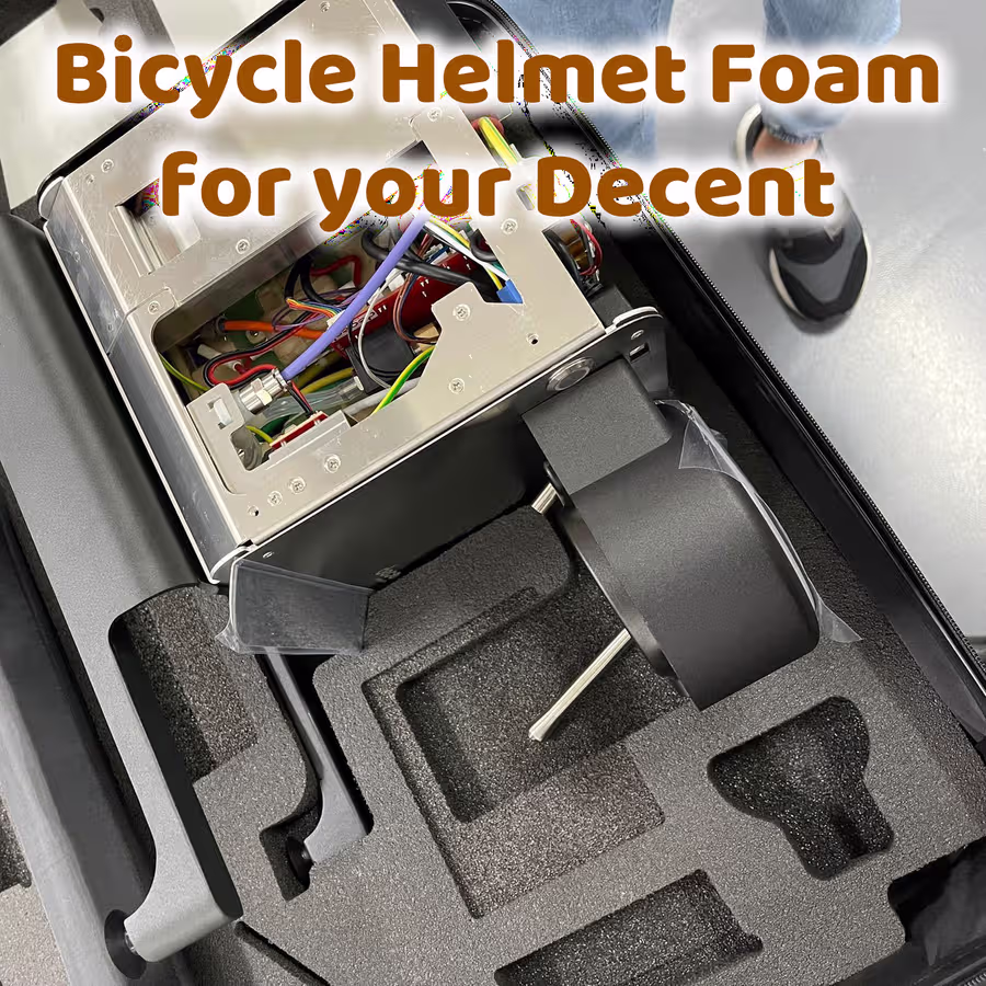 Espuma de casco de bicicleta para la Decent