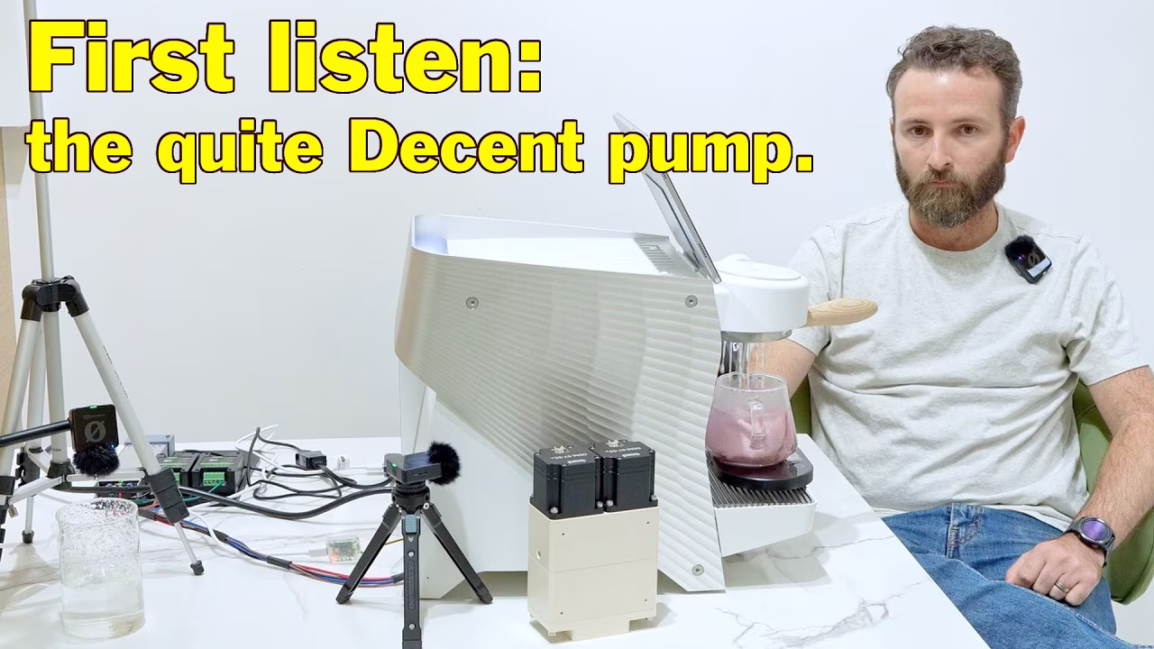 Erster Eindruck: Die recht leise Pumpe von Decent.