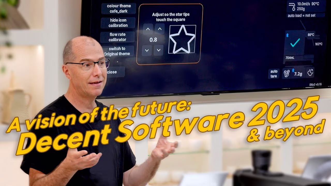 برنامج Decent لعام 2025 وما بعده: السمات (Skins)، المعايرة (Calibration)، D-Flow والمزيد