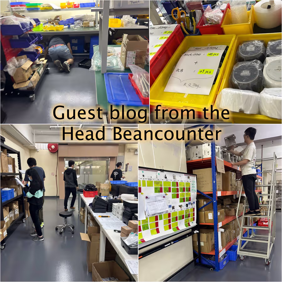 Guest blog from the Head Beancounter
