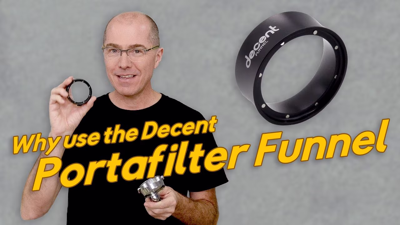 كيف يُحسّن قمع بورتفلتر Decent جودة الإسبريسو (ويُقلّل الفوضى)
