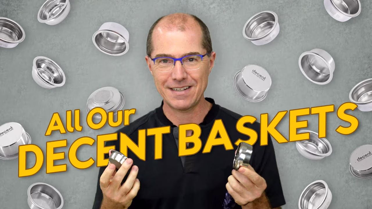 اضبط إسبريسو الخاص بك بدقة باستخدام سلال Decent