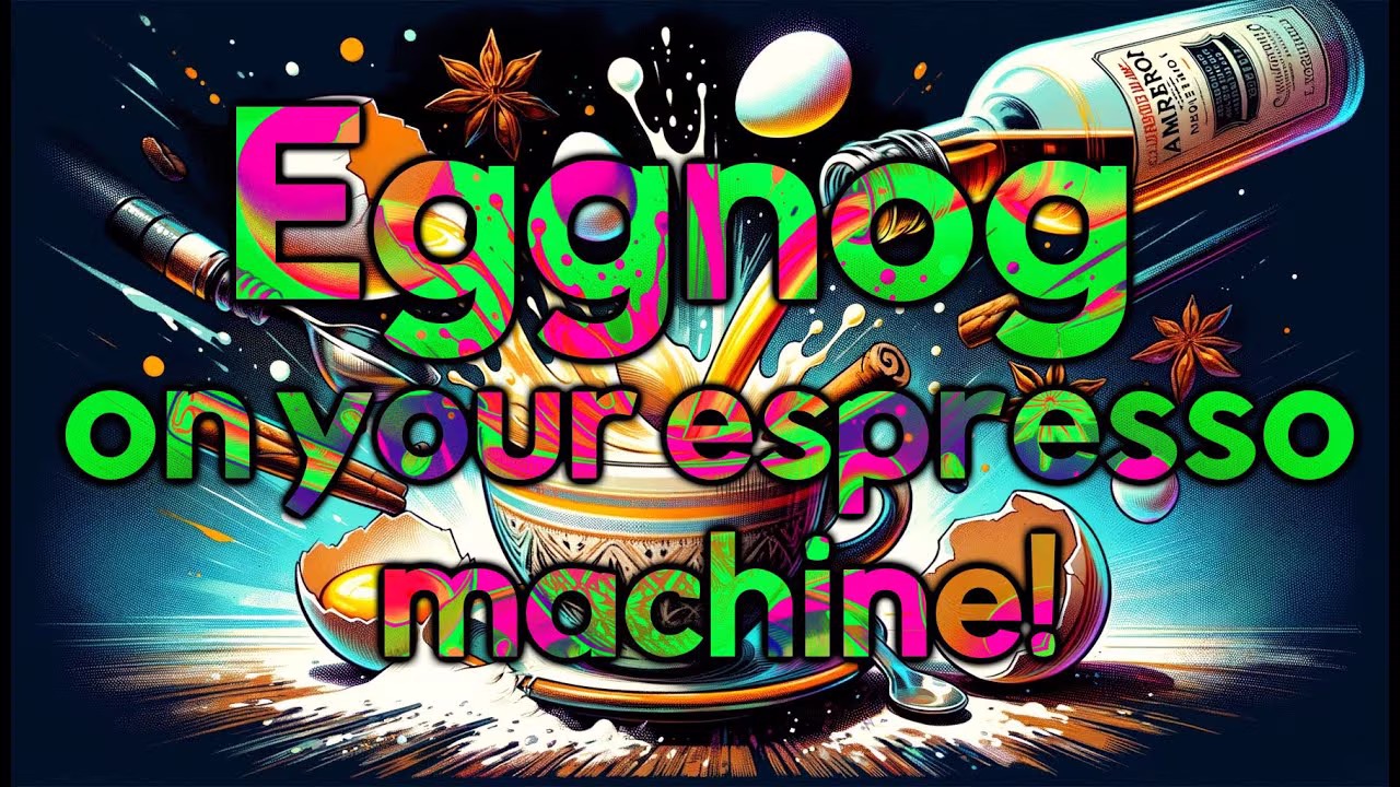 Amazing eggnog -- with your espresso machine!