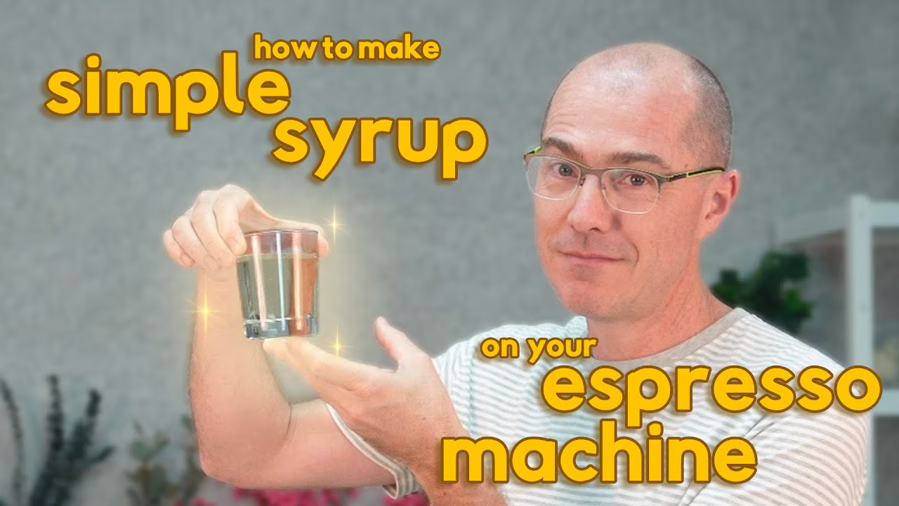 Video: How to make simple syrup -- on your espresso machine!