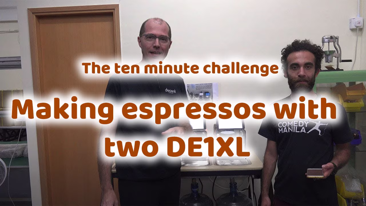 Video: 10 minute challenge: espresso, 2x DE1