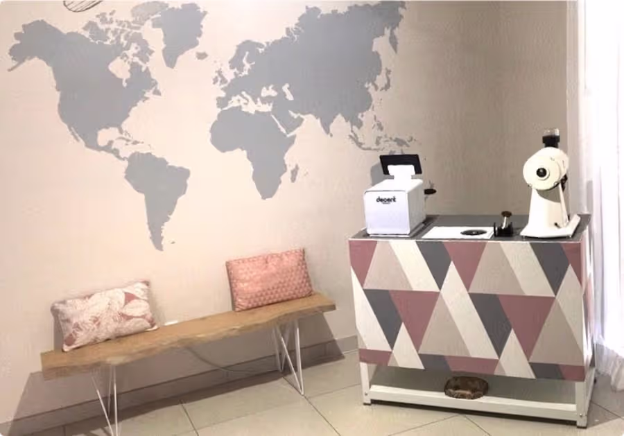 Beautiful coffee cart