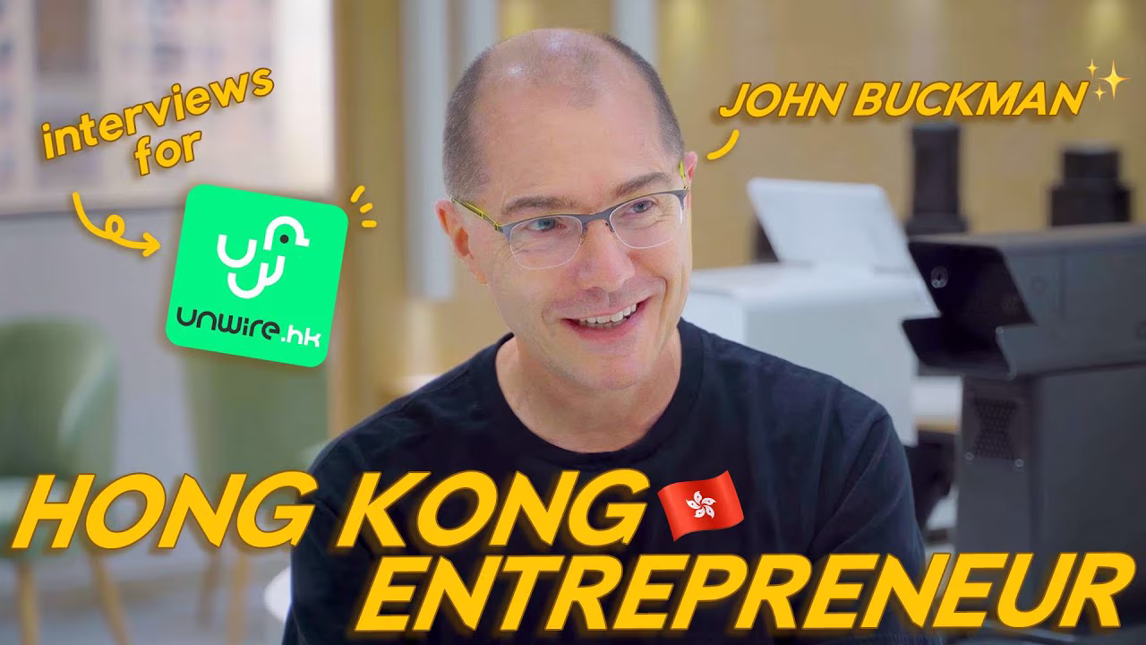Video: interview with John about being an entrepreneur in Hong Kong
