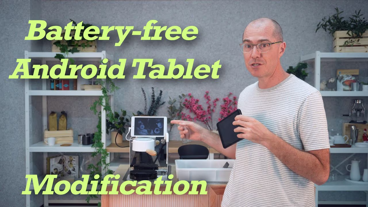 Modifikation eines Android-Tablets zur Nutzung ohne Akku