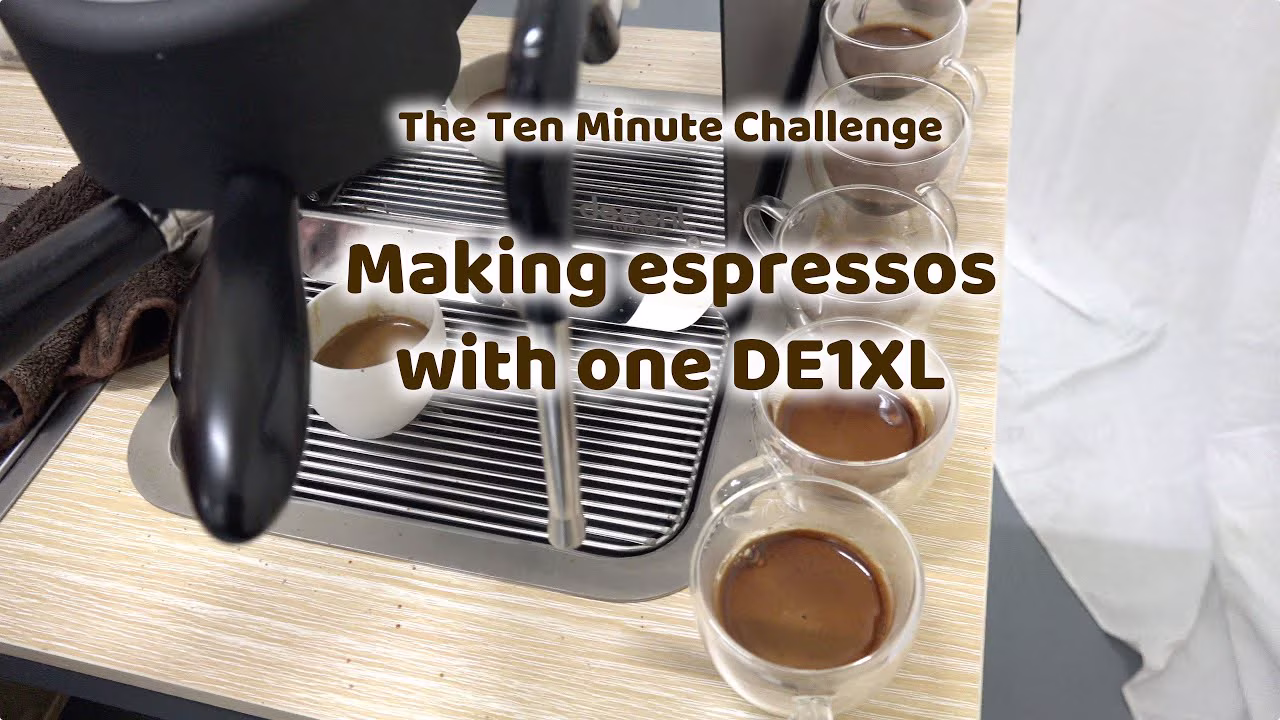 10 minute challenge #3: espresso, 1x DE1XL (#3)